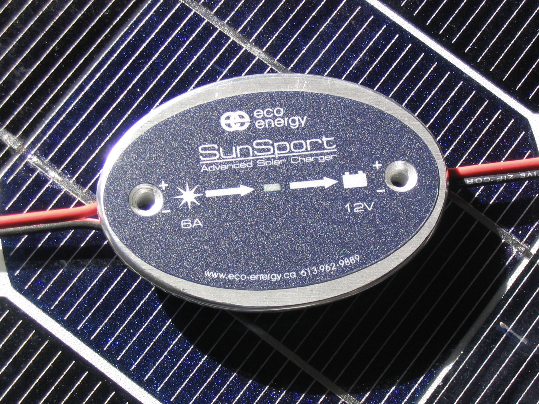 Sun Sport Control on a solar panel